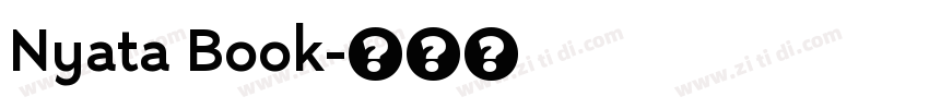 Nyata Book字体转换